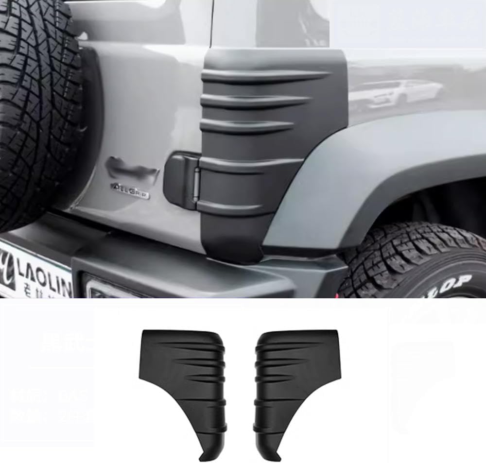 Fit for Suzuki Jimny 2Door 4Door 2019 2020 2021 2022 2023 2024 2025 ABS Auto Rear Corner Guards Cover Wrap Angle Protection Cover Effectively Prevent rubbing and Collision Car Retrofit Trim