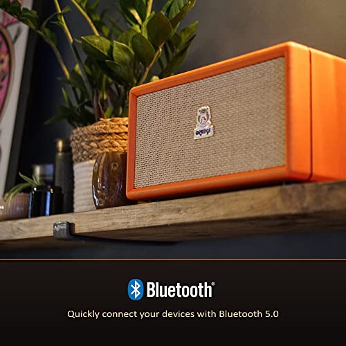 Image of Orange Box L - Wireless Bluetooth 5.0 Speaker Delivering Studio Audio Sound, Enhanced Bass, Treble Controls, iOS & Android Connectivity, 15M Range, 50W RMS Power- for Home & Indoor Use​