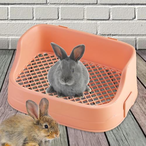 Bac à litière pour lapin avec attache cage rongeur 36 cm - 7