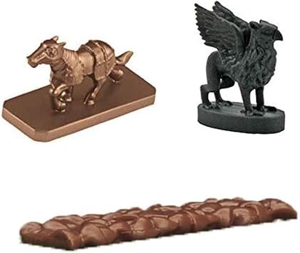 Replacement Parts for Thomas Wooden Railway Brendam Bay Shipping Deluxe Set - Y4496  Replacement Horse, Griffin Figures and Pretend Chocolate Piece