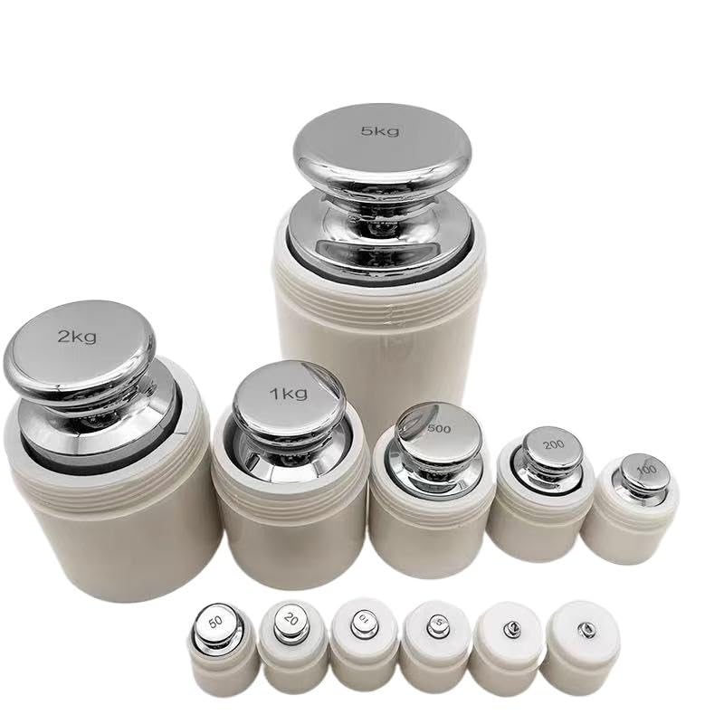 1 szt. Zestaw ciężarków kalibracyjnych ze stali nierdzewnej klasy F1/M1 o wadze 1 kg, 2 kg i 5 kg do testowania wag elektrycznych(F1 2kg)