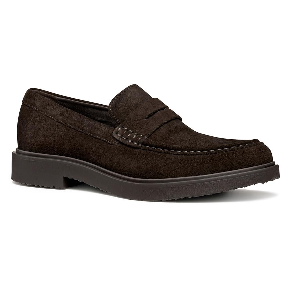 Geox Men's U Massimiano Loafers, Brown, 10.5 UK