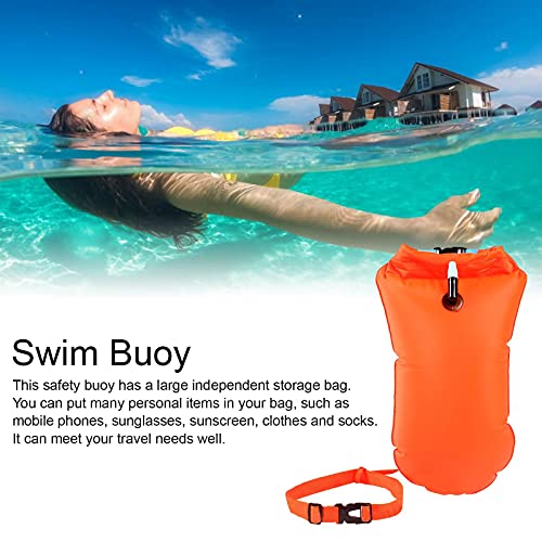 Bolsa seca à prova d'água flutuante, flutuador de bóia de natação, flutuador de segurança com bolha