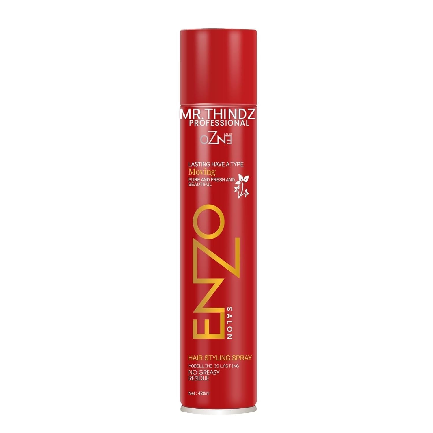 Enzo Premium Hair Spray| Curl Enhancing With Flexible Hold, Long Lasting — Flash AI Score 83/100
