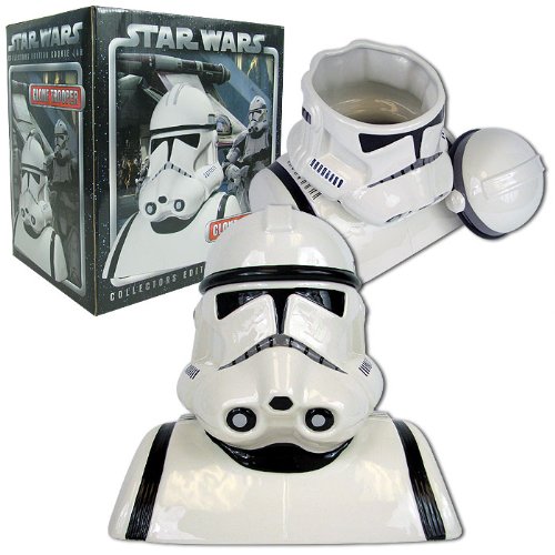 Trademark Global 80-8642, Star Wars Clone Trooper Edición Coleccionista Tarro para galletas