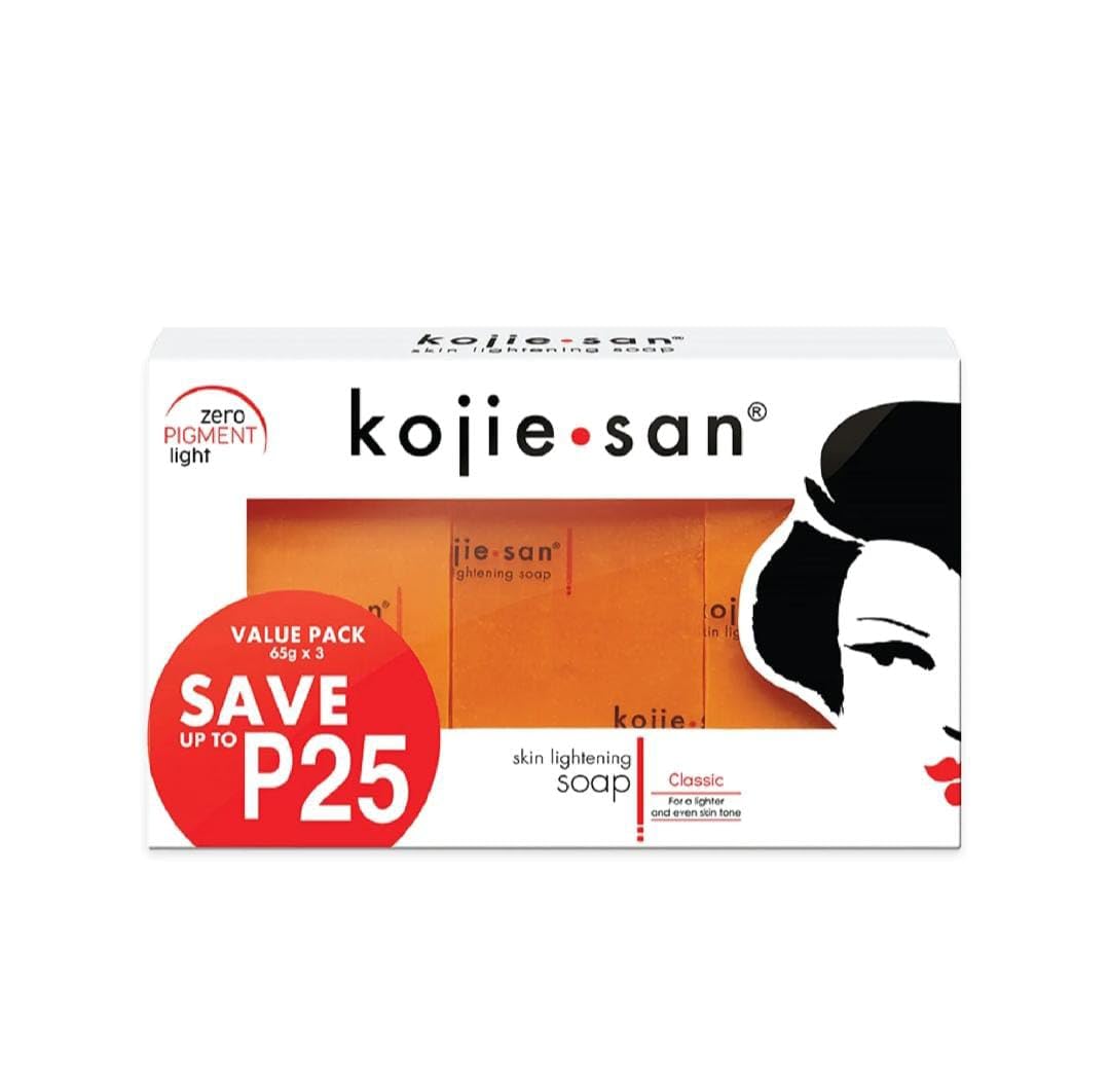 KOJIE SAN Skin Lightening Soap (3 X 65 Grams)