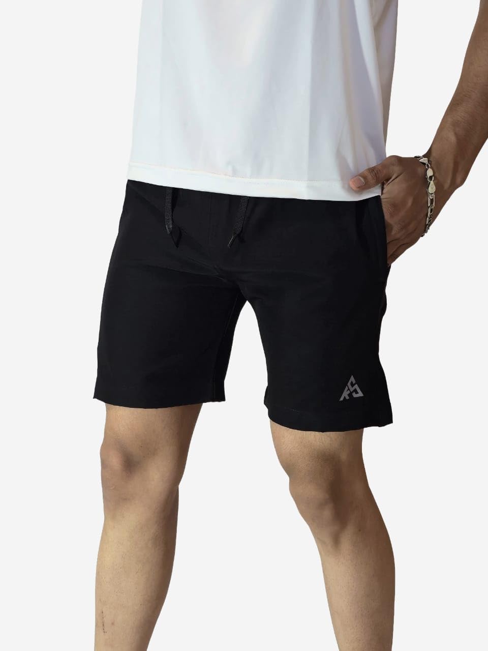 kaifson Athletic Sports Arrow Lycra Shorts for Men with Zip Pockets and Elastic Waistband Quick Dry Lightweight Activewear-picture-11