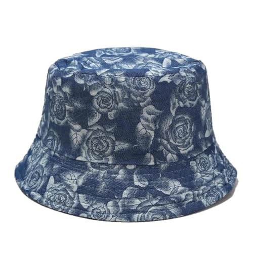 Image of Quanhaigou Bucket Hat for Men Women,Packable Reversible Printed Sun Hats,Fisherman Outdoor Summer Travel Hiking Beach Caps