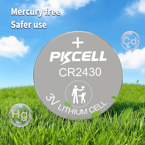 PKCELL CR2430 Battery 10-Pack CR2430 3v Lithium Coin Battery by PKCELL - Used condition - Image 5