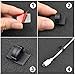 Fodlon Organizador Cables Mesa Oficina 50pcs Clips de Cable Autoadhesivos Sujeta Cables...