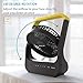 OPOLAR Battery Operated Desk Fan with Timer, Super Long Lasting D Battery Powered(Not Included), Portable Camping USB Fan with Strong Airflow, 180° Rotation & 3 Speeds, for Home Office Outdoor Use