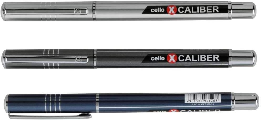 Cello X-Caliber Ball Pen - Pack of 10 (Blue)