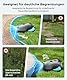 YARDCARE V100 Mähroboter ohne Begrenzungskabel Rasenroboter mit Kamera, Hindernisvermeidung, Vision Navigation, 4 Ah Akku Rasenmäher Roboter ohne Begrenzungsdraht, mit Ersatzklingen, Spiralschnitt