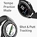 Voice Caddie T9 Premium GPS Golf Watch/Slope Mode/Color Touchscreen/Course View/Green Undulation/Swing Tempo/Auto Score Record /40K Courses