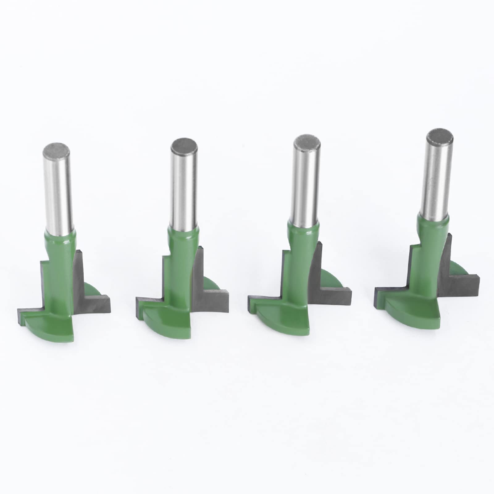 XEGZLH 8mm End Mill Bits Blue Molding Wood Milling Cutter Slot Cutter Router Bit 4 Pack Engraving Router Bits Milling Cutter