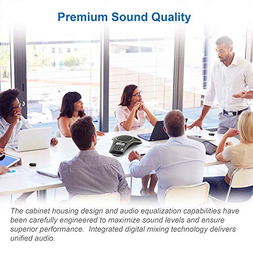 Vtech Vcs702 Erisstation Dect 6.0 Conference Phone With Two Wireless Mics Using Orbitlink Wireless Technology #TOP2