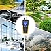 Air Quality Monitor Dust Particle Counter,High Sensitivity 3-Channel PM0.3/2.5/10 um Temperature and Humidity Monitor/USB Recharge Data Transfer/Storge Pollution Monitor