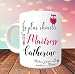 Mug La plus chouette Maîtresse à personnaliser - Idée Cadeau pour la maitresse d'école - Mug chouette maman