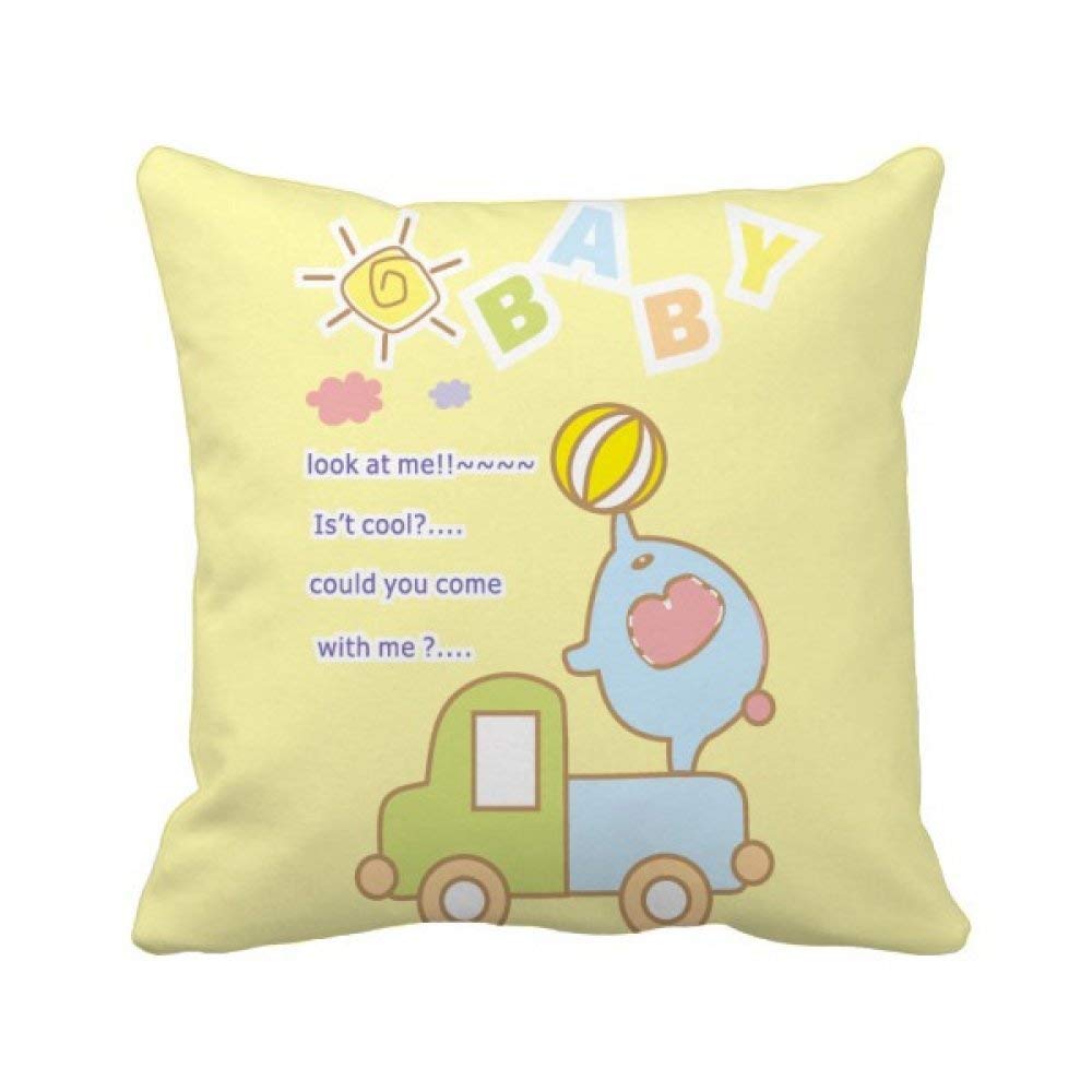 Housse de coussin motif éléphant pour une ambiance cocooning au salon