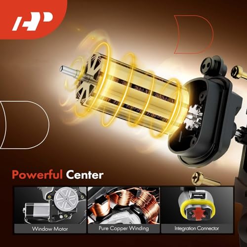 image for A-Premium Front Passenger Side Power Window Regulator with Motor Compa