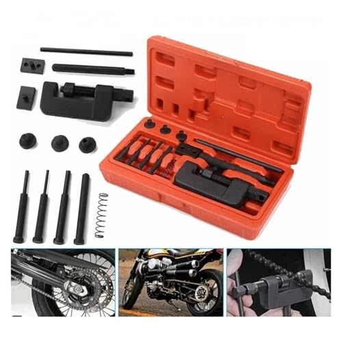 Kit rivetage chaîne moto robuste pour joints toriques et vélo