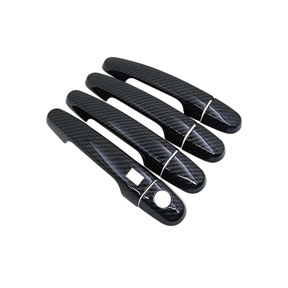 Mhtgd G Car Imitation Carbon Fiber Handles Or Chrome Door Cover For Aygo For 108 For Citroen For C1 2014-2022