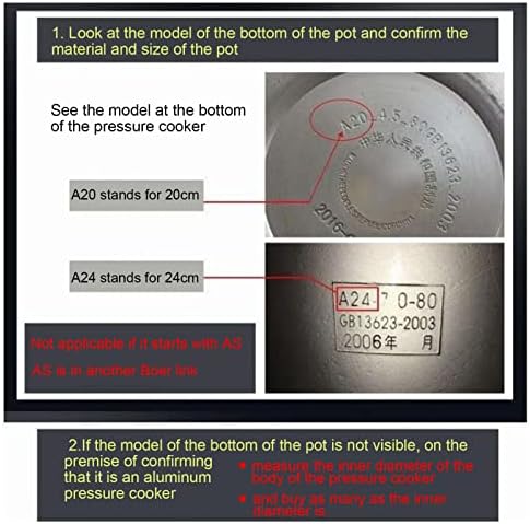 Miniatura 6 de Sellado de olla a presión, anillos de sello de junta de silicona de repuesto para olla a presión, piezas de juntas de goma de repuesto de silicona