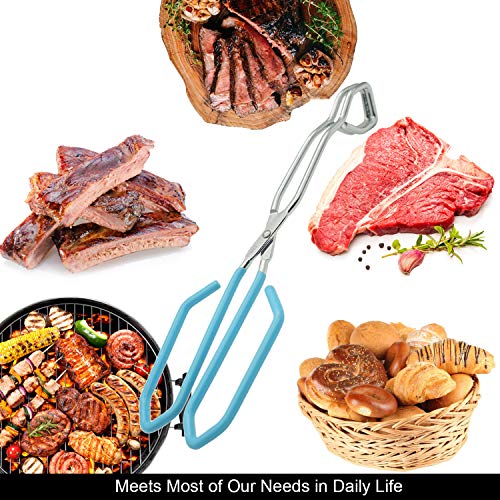 Hinmay Scissor Cooking Tongs 11-Inch Stainless Steel Scissor Style Tongs, Set Of 2 #TOP7