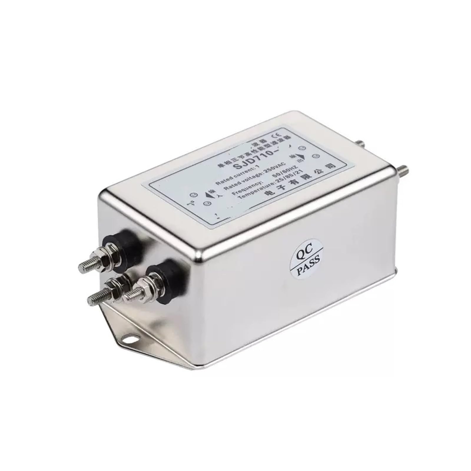 Filtro de Potencia SJD710-1A monofásico de 220V tipo perno para servo y PLC
