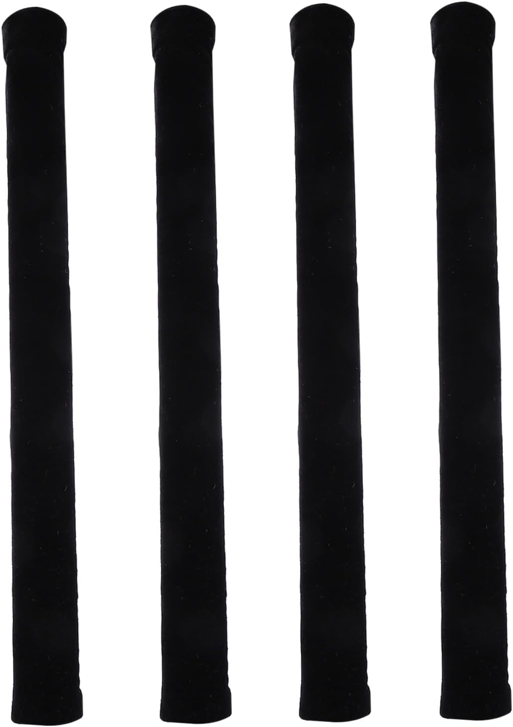 GARVALON 4pcs Refrigerator Handle Covers Kitchen Appliance Handle Protectors Black Fridge Door Knob Covers for Refrigerator Parts Accessories