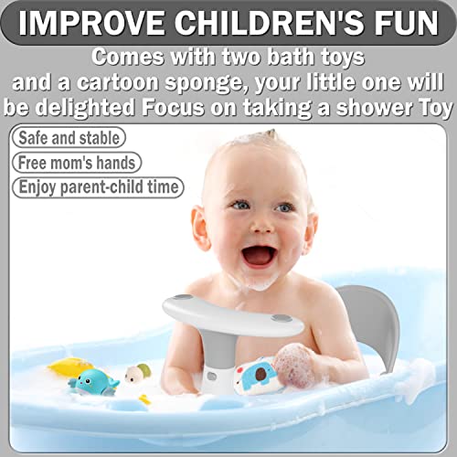 Baby Bath Seat,Baby Bathtub Seat For 6 Months & Up, Infant Bath Seat With Secure Suction Cups, Non-Slip Toddler Bath Seat Topmino #TOP5