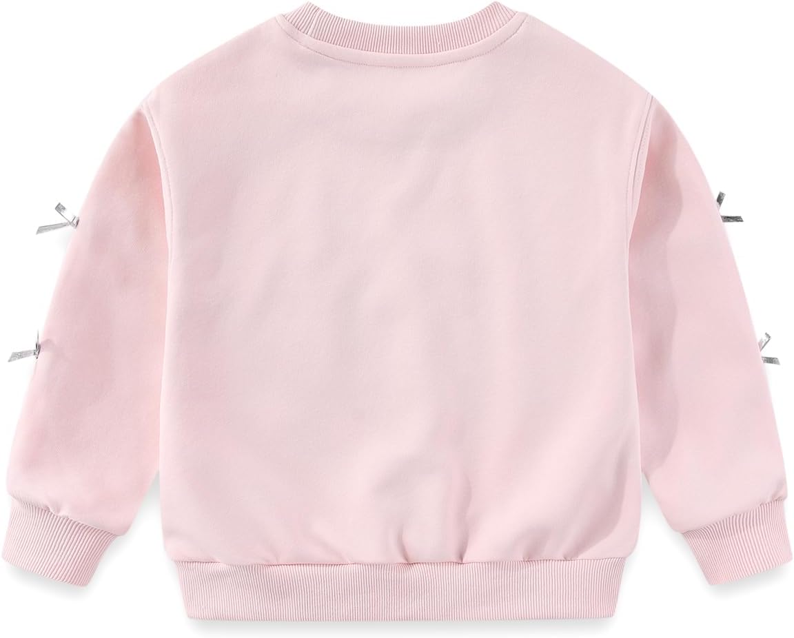 Peacolate 5-12Years Spring Fall Clothingsets Kid Little&Big Girls Pullover Long Sleeve T Shirt and Embroider Butterfly Jeans - Image 4