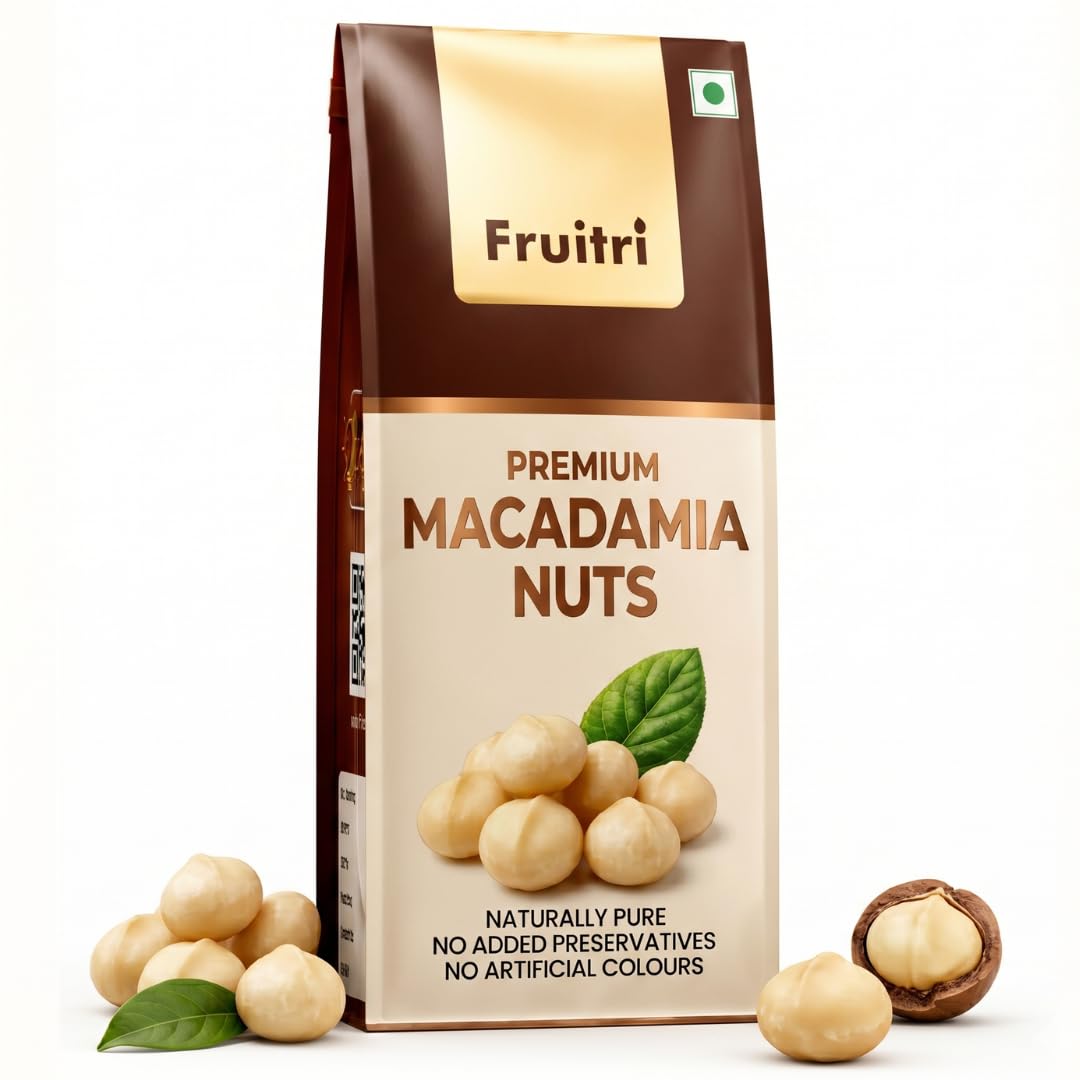 Fruitri Premium Macadamia Nuts � 100g, Natural, Rich & Buttery | Perfect for Snacking, Baking & Keto Diet | Healthy, Crunchy & Nutrient-Packed Dry Fruits-image-26