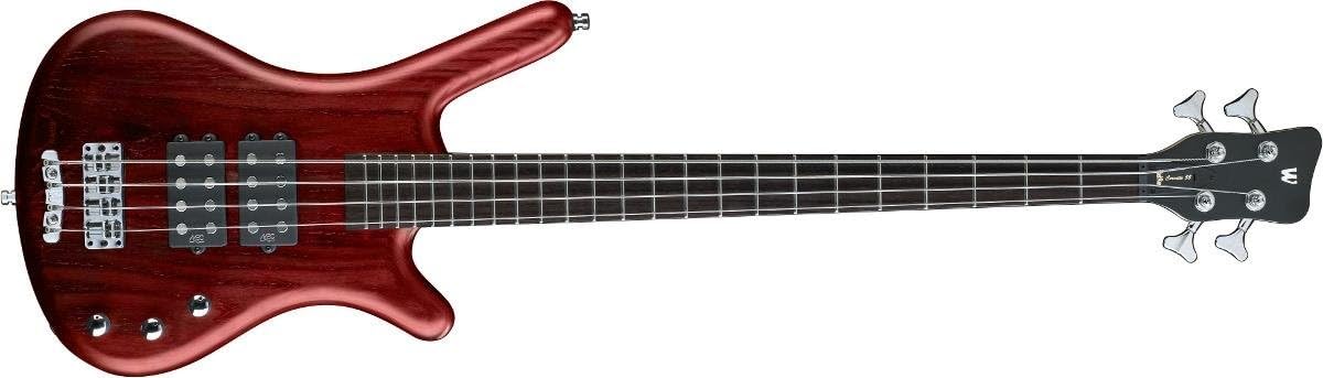 Warwick Rockbass Corvette 4 string, Burgundy Red Oil Finish