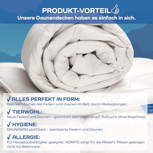 Böhmerwald Bettdecke Linea – Medium Größe 155×220 cm, Allergikerfreundlich