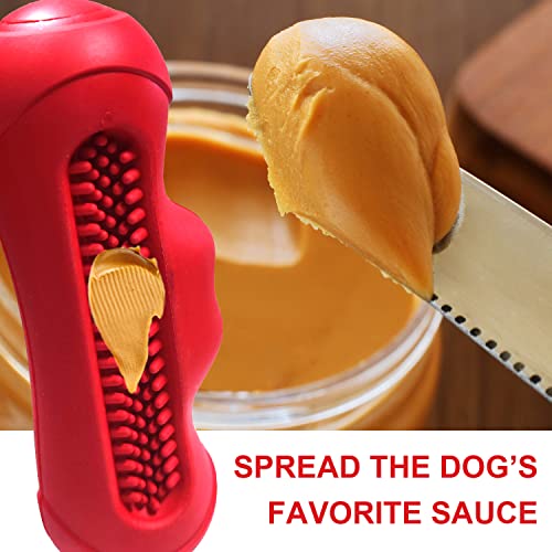 Autoau Juguete Perro, Juguetes para Perros Grandes, Juguete Masticable para Perros Indestructible Cepillo de Dientes con Sabor a Leche para Perros Medianos y Grandes - imagen 6