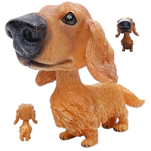 Cadeau pour enfants et adultes figurine de chien en résine adorable