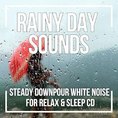Rainstorm Sleep CD &ndash; Steady Rain Sounds for Sleep, Focus & Relaxation &ndash; 1 Hour Natural White Noise Audio