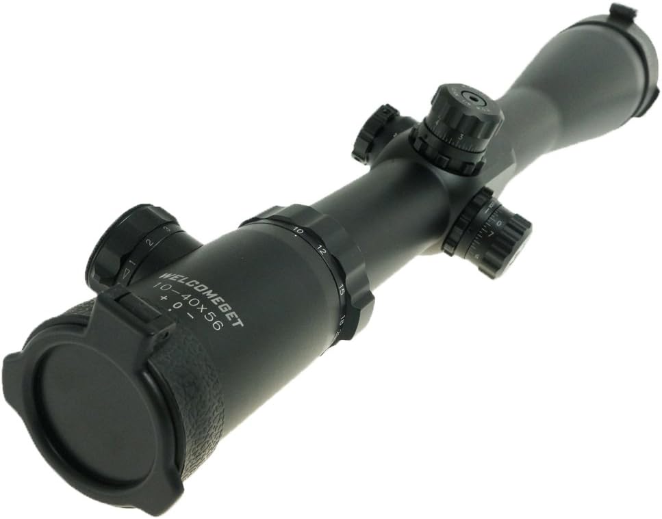 10-40×56 Mil Dot Reticle Rifle Scope High Resolution Zoom 4