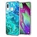 Produktbild Conie® Handyhülle Rück Schale für Samsung Galaxy A40, Ultra Slim TPU Hülle aus Silikon mit Bilder Motiv, Kanten Display Kamera Schutz, Kunst Abstract Design