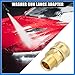 VekAuto Pressure Washer Coupler/Outer Female Washer Gun Adapter Universal for Car/Durable Brass 1/2