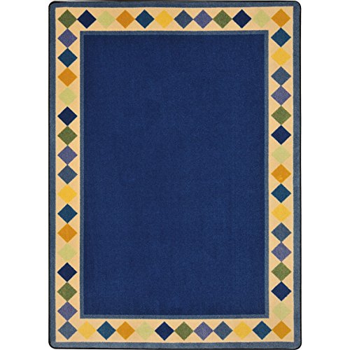 Joy Carpets Delightful Diamonds Rug, Multi, 5'4" x 7'8"