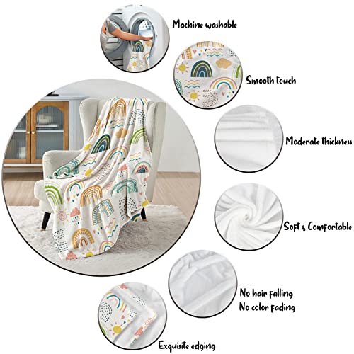 Domgoge TR-51 Boho Rainbow Throw Blanket thumb #2