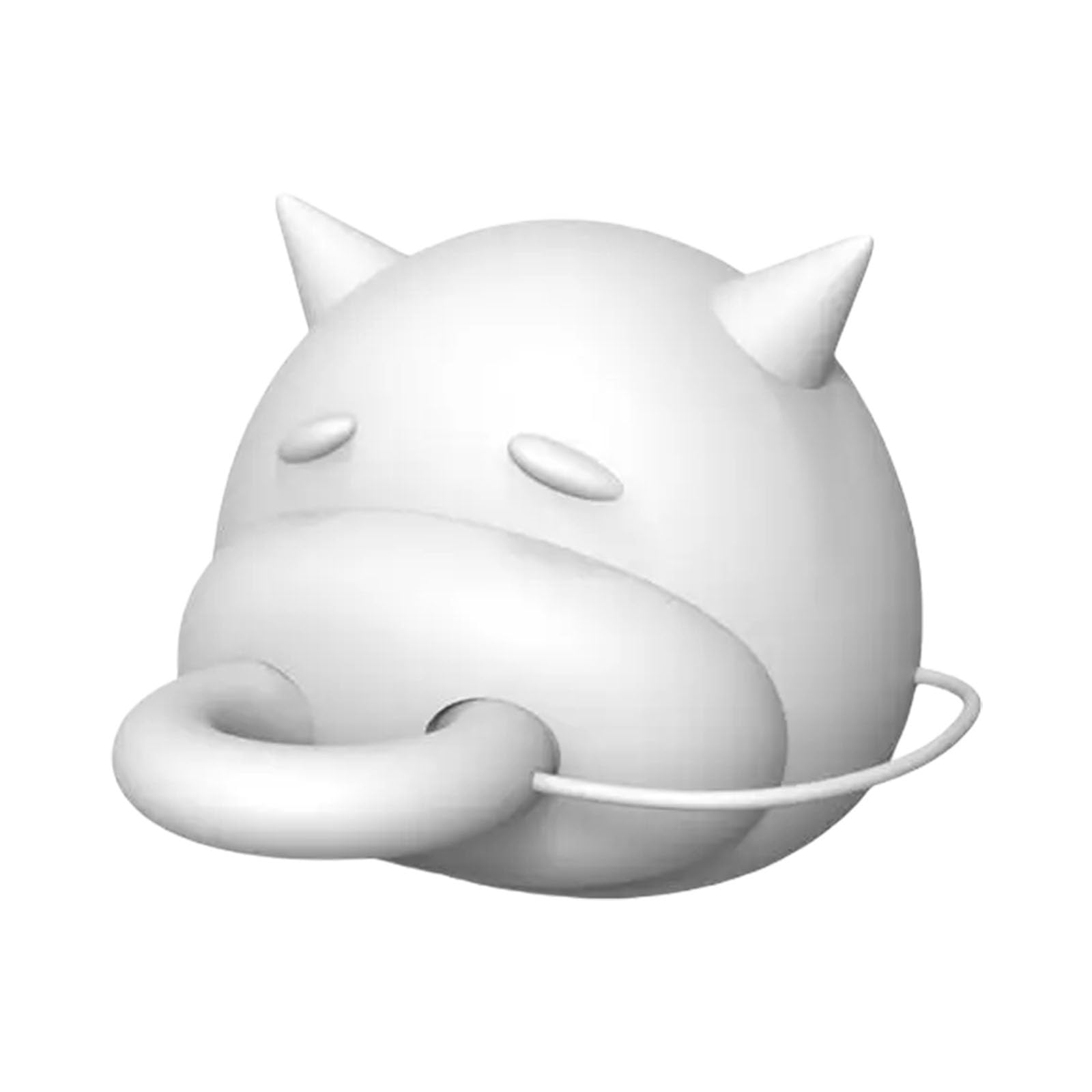 Tsophreniq Silicone Cow Head Milk Carton Lids for Easy Pouring Milk Diverter Pour Spout Covers Novelty Spill Proof Bottle Lid Silicone Cow Head Carton Caps