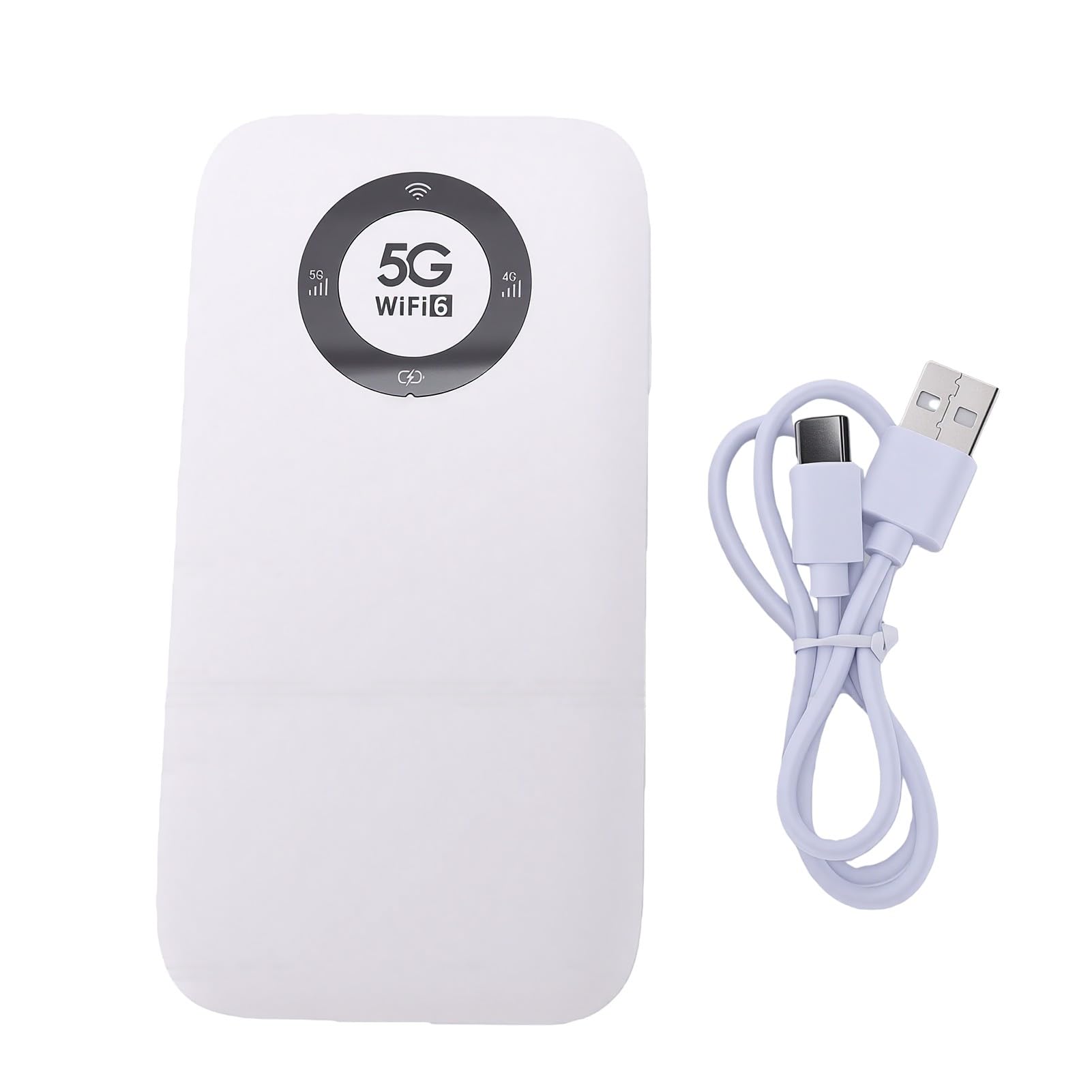 Tangxi Mobiler 5G-Hotspot WiFi 6, Tragbarer 6000-mAh-2-Gbit/s-Dualband-2,4-GHz- und 5-GHz-Router