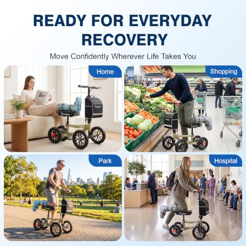 BlessReach All Terrain Knee Scooter 11