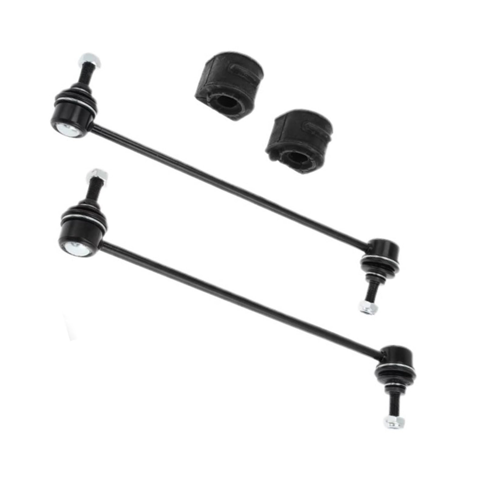 Buje de Barra estabilizadora 1 Juego de bieletas de Barra estabilizadora Delantera con 2 bujes K750554 K28 Compatible con Volvo S40 XC60 -