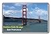 Photosiotas San Francisco/Golden Gate Bridge/Fridge/Magnet - Calamita da frigo
