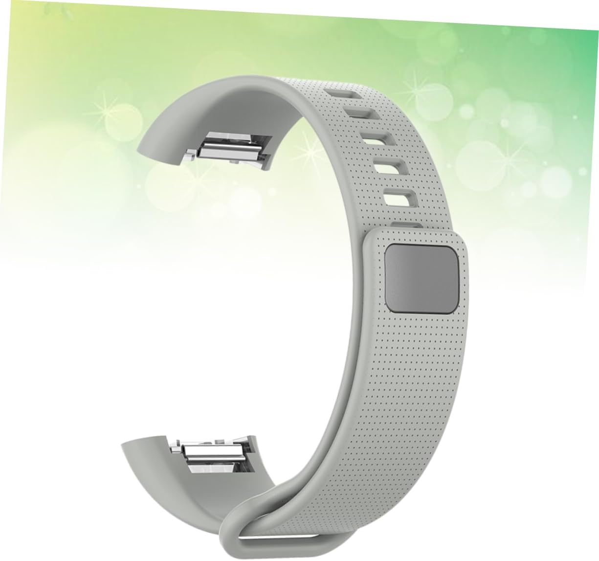 Hemobllo Replacement Bands for Watch Silicone Unisex Watch Strap Breathable and Textured Grey