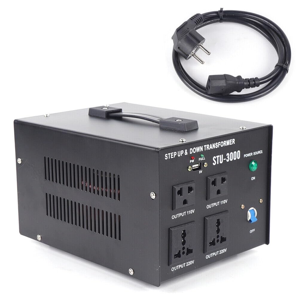 Trasformatore, convertitore di tensione, inverter, 220 V/230 V a 110 V, 3000 W